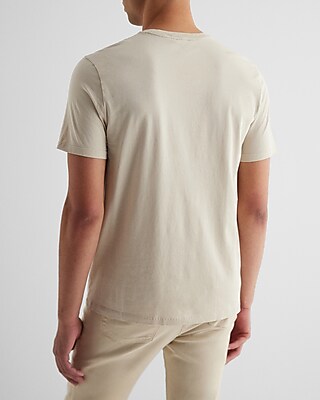 Textured X Logo Graphic Perfect Pima Cotton T-Shirt