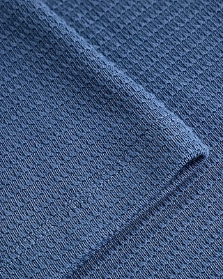 Boxy Textured Crew Neck T-Shirt