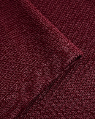 Boxy Textured Crew Neck T-Shirt