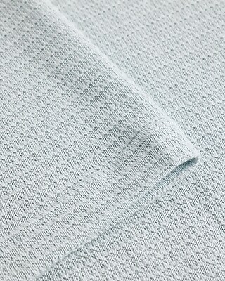 Boxy Textured Crew Neck T-Shirt