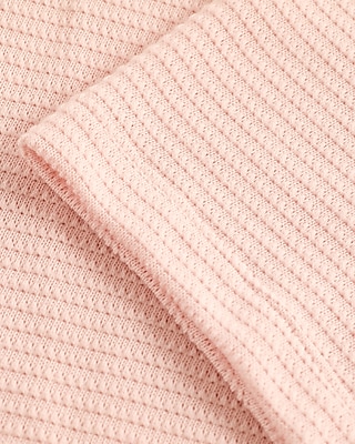Boxy Textured Crew Neck T-Shirt