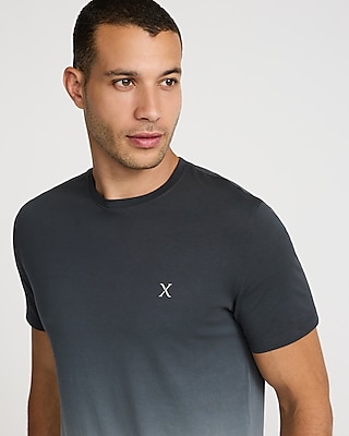 Dip Dye Mini X-Logo Perfect Pima Cotton T-Shirt