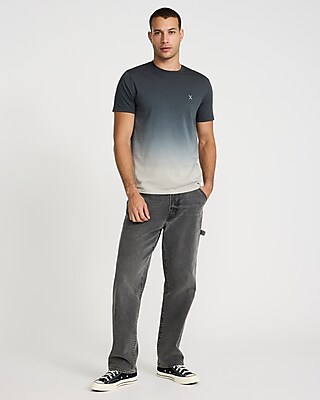 Dip Dye Mini X-Logo Perfect Pima Cotton T-Shirt