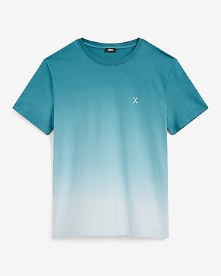 Dip Dye Mini X-Logo Perfect Pima Cotton T-Shirt
