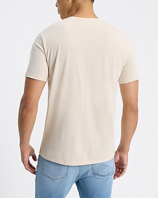 Embroidered X Logo Perfect Pima Cotton T-shirt | Express