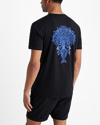 Floral Vase Graphic Perfect Pima Cotton T-Shirt