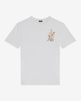 Painted Coral X Logo Perfect Pima Cotton T-Shirt