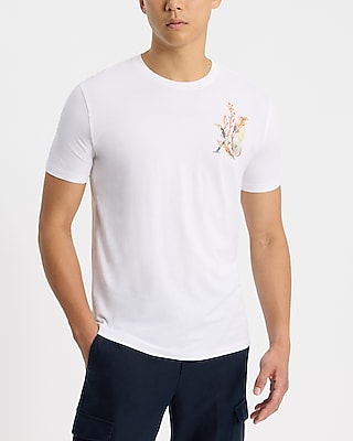 Painted Coral X Logo Perfect Pima Cotton T-Shirt