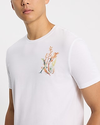 Painted Coral X Logo Perfect Pima Cotton T-Shirt