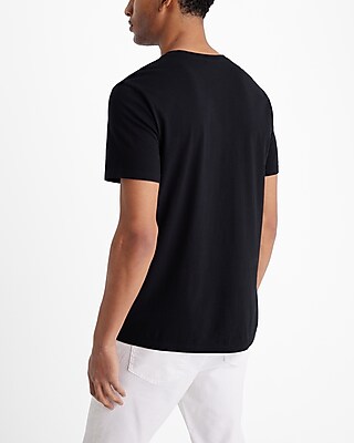 Pocket Dot Pattern Perfect Pima Cotton T-Shirt