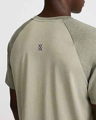 Raglan Sueded Jersey T-Shirt