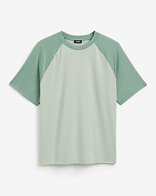 Raglan Sueded Jersey T-Shirt
