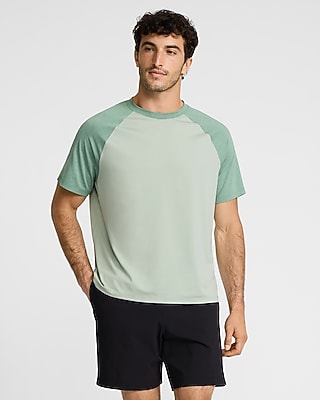Raglan Sueded Jersey T-Shirt