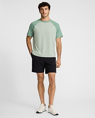 Raglan Sueded Jersey T-Shirt