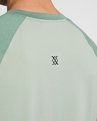 Raglan Sueded Jersey T-Shirt