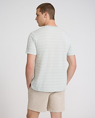 Striped Jacquard Short Sleeve T-Shirt - image 3