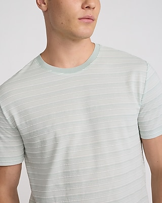 Striped Jacquard Short Sleeve T-Shirt - image 4