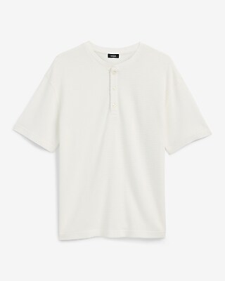 Textured Loose Henley