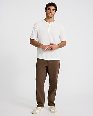 Textured Loose Henley