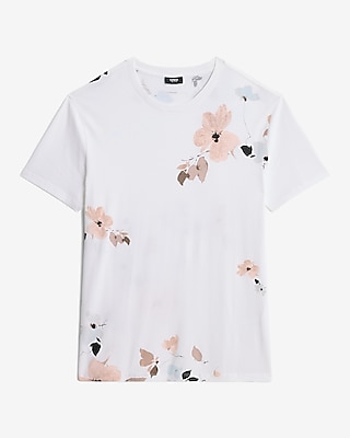 Floral Graphic Perfect Pima Cotton T-Shirt