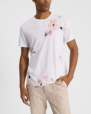 Floral Graphic Perfect Pima Cotton T-Shirt