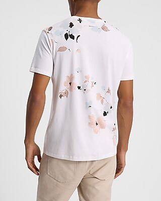 Floral Graphic Perfect Pima Cotton T-Shirt