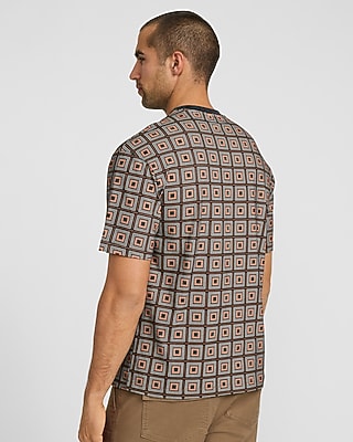 Geo Tile Print Graphic T-Shirt - image 2