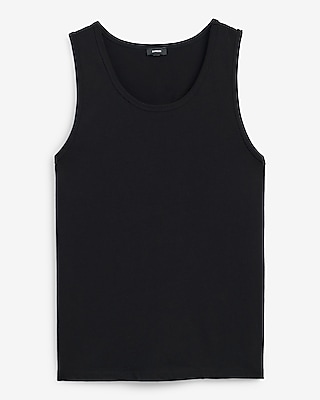Cotton Jersey Crew Neck Tank