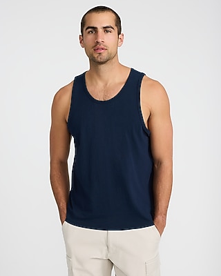 Cotton Jersey Crew Neck Tank