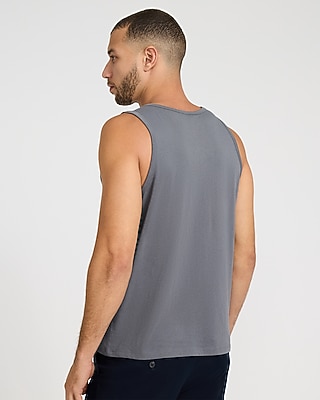 Cotton Jersey Crew Neck Tank