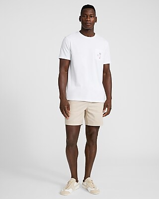 Summer Beverage Perfect Pima Cotton Pocket Graphic T-Shirt