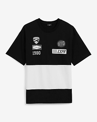 Striped Racing Classic Fit Premium Weight Graphic T-Shirt
