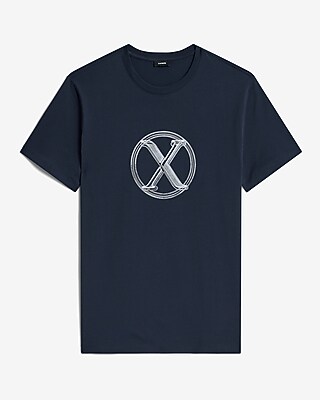 Circle X-logo Graphic Cotton T-shirt | Express