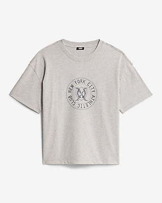 Athletic Club X-Logo Graphic Premium Weight Cropped Loose T-Shirt