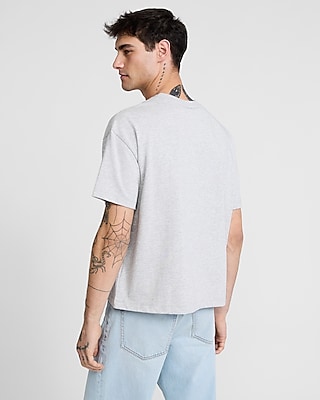 Athletic Club X-Logo Graphic Premium Weight Cropped Loose T-Shirt