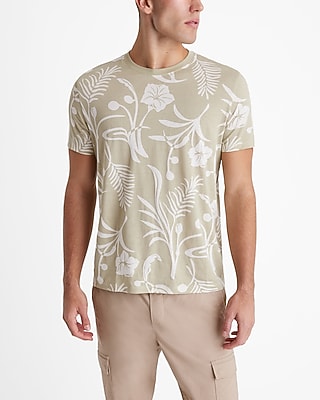 Tropical Floral Perfect Pima Cotton T-Shirt