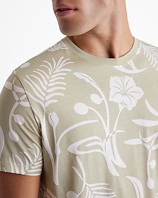Tropical Floral Perfect Pima Cotton T-Shirt