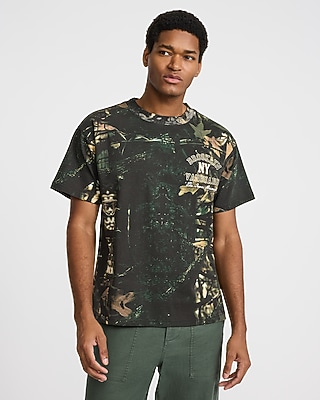 Brooklyn Camo Graphic T-shirt | Express