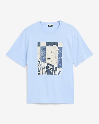 Classic Fit Cotton Surf Retreat Graphic T-Shirt