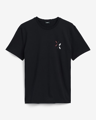 Mini Split X Logo Cotton Graphic T-Shirt