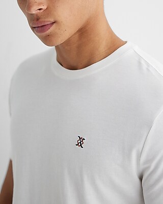 Two Tone X Logo Perfect Pima Cotton T-Shirt