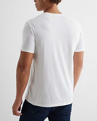 Two Tone X Logo Perfect Pima Cotton T-Shirt