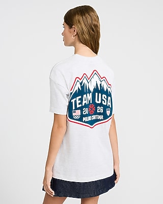 Team USA Winter Olympics Cotton Graphic T-Shirt