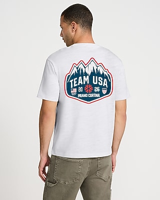 Team USA Winter Olympics Cotton Graphic T-Shirt