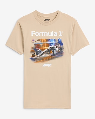 Formula 1 Graphic Tan T-Shirt