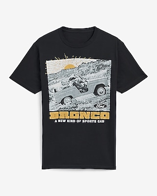 Ford Bronco Black Graphic T-Shirt