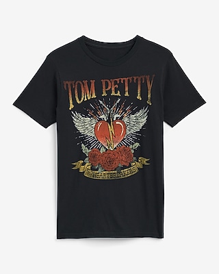 Tom Petty Black Graphic T-Shirt