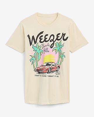 Weezer Ivory Graphic T-shirt | Express