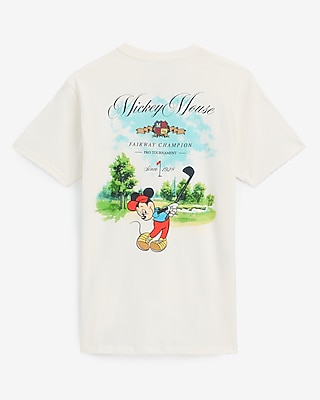 Mickey Mouse Ivory Golf Graphic T-Shirt