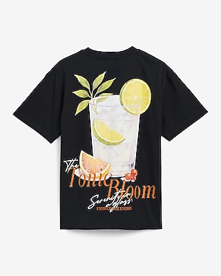 Tonic Bloom Cotton Graphic T-Shirt